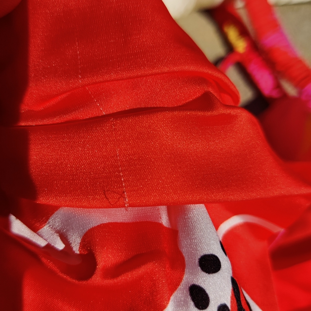 Vibrant Backless Dress - Pink and Red Floral - Picture 12 of 16